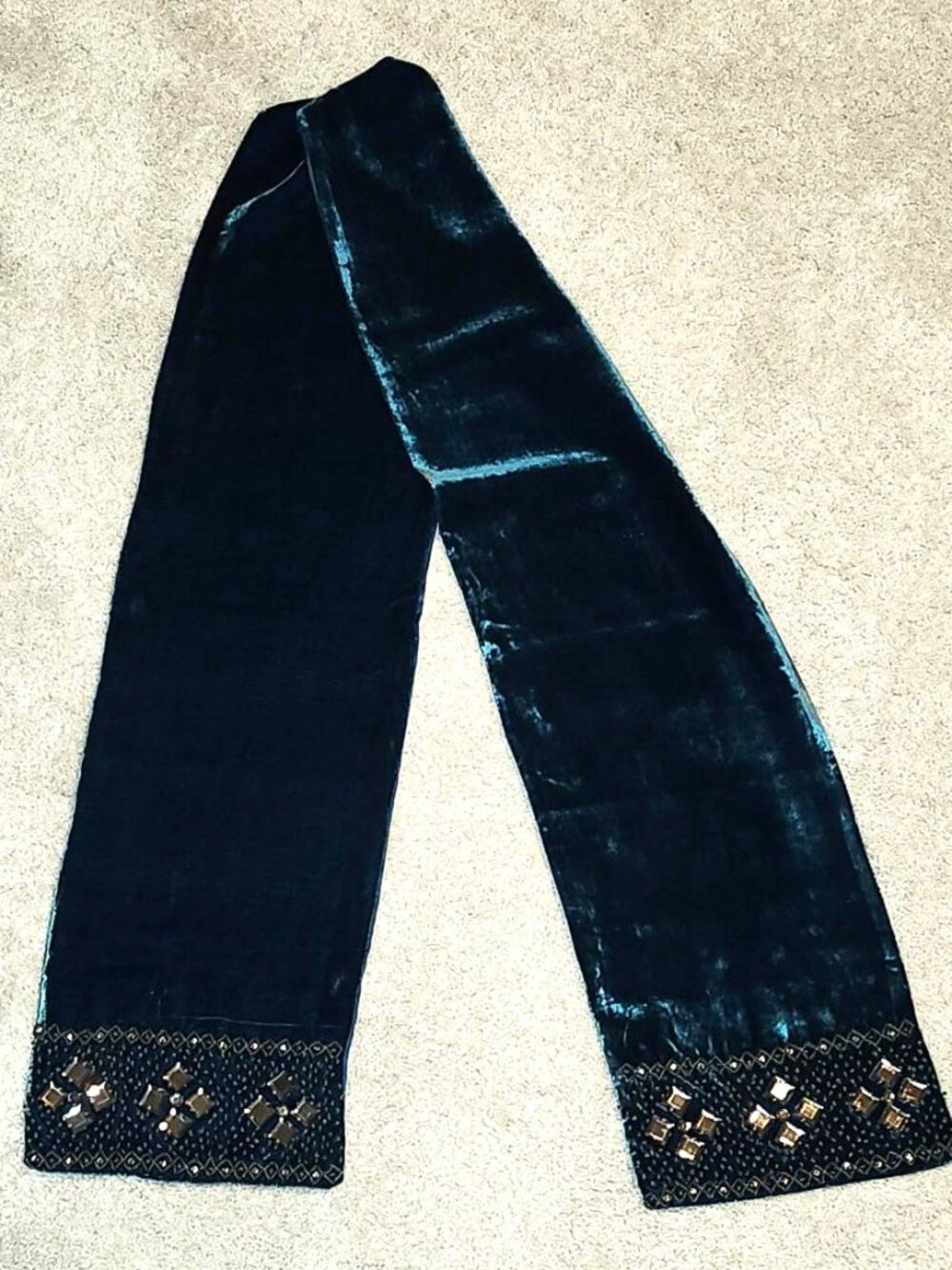Vintage Y2K Target "Limited Edition" velvet scarf